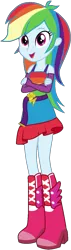 Size: 372x1319 | Tagged: safe, artist:fireluigi29, derpibooru import, rainbow dash, human, equestria girls, crossed arms, cute, dashabetes, fall formal outfits, female, humanized, image, open mouth, open smile, png, rainbow dash always dresses in style, smiling, solo