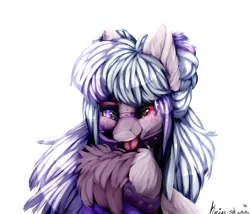 Size: 3500x3000 | Tagged: safe, artist:krissstudios, derpibooru import, oc, pony, chest fluff, female, image, mare, png, simple background, solo, tongue out, white background