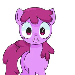 Size: 1000x1000 | Tagged: artist needed, safe, berry punch, berryshine, earth pony, pony, female, image, looking at you, mare, png, simple background, smiling, smiling at you, solo, white background, wide eyes