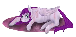 Size: 3800x1849 | Tagged: safe, artist:loopina, derpibooru import, oc, oc:shy amethyst, pegasus, pony, female, hematoma, image, mare, png, poctober, scar, simple background, transparent background