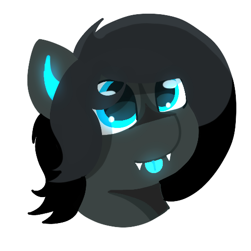 Size: 512x512 | Tagged: safe, artist:julie25609, derpibooru import, oc, oc:umbra glow, bat pony, :p, glow, image, png, tongue out