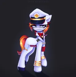 Size: 2800x2840 | Tagged: safe, artist:opal_radiance, derpibooru import, oc, oc:silverfoot, earth pony, pony, image, png, solar, solar empire, solo, vgen