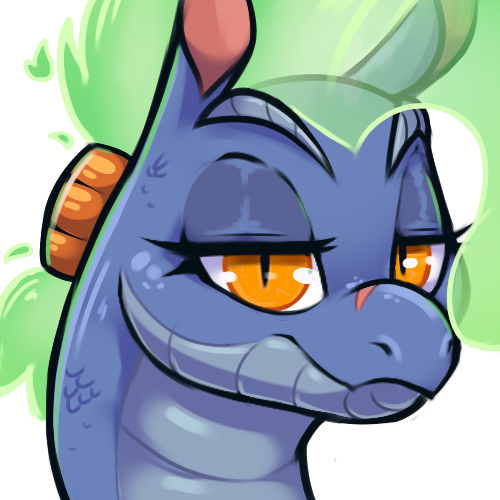 Size: 500x500 | Tagged: safe, artist:ebvert, derpibooru import, dragon, hybrid, longma, them's fightin' herds, baihe (tfh), community related, head only, image, png, simple background, transparent background