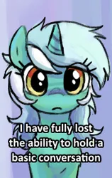 Size: 183x289 | Tagged: safe, artist:plunger, lyra heartstrings, pony, unicorn, /mlp/, 4chan, drawthread, female, image, looking at you, mare, meme, png, ponified animal photo, ponified meme, solo
