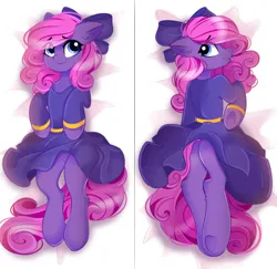 Size: 3662x3564 | Tagged: safe, artist:janelearts, derpibooru import, oc, earth pony, pony, body pillow, body pillow design, bow, clothes, dress, female, hair bow, image, mare, png, solo
