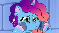 Size: 3072x1727 | Tagged: safe, derpibooru import, screencap, pony, unicorn, g5, my little pony: tell your tale, spoiler:g5, spoiler:my little pony: tell your tale, spoiler:tyts01e68, crystal ball (episode), cute, dashface, female, image, jpeg, mare, misty brightdawn, mistybetes, rebirth misty, solo, starry eyes, wingding eyes
