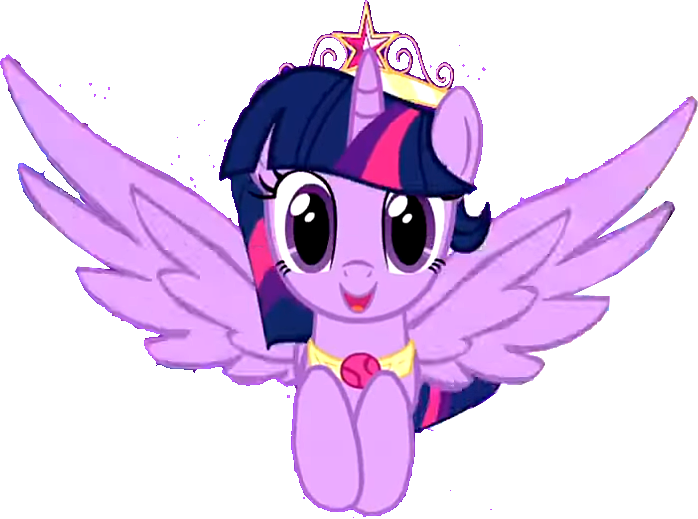 Size: 698x519 | Tagged: safe, artist:sparkle animation studio, derpibooru import, edit, editor:incredibubbleirishguy, twilight sparkle, twilight sparkle (alicorn), alicorn, background removed, crown, cute, element of magic, flying, happy, image, jewelry, looking at you, png, regalia, spread wings, tiara, twiabetes, wings