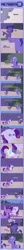 Size: 1205x12695 | Tagged: safe, artist:estories, derpibooru import, rarity, thunderlane, twilight sparkle, twilight sparkle (alicorn), oc, oc:phantom (estories), alicorn, pony, comic:the phantom me, booty call, glowing cutie mark, image, png, pointy ponies, rule 63