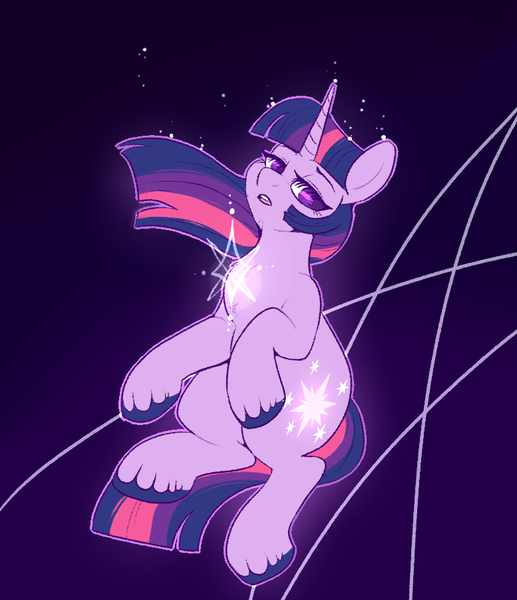 Size: 777x902 | Tagged: safe, artist:lulubell, derpibooru import, twilight sparkle, pony, unicorn, female, g4, glowing cutie mark, image, mare, png, solo, unicorn twilight