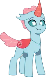 Size: 683x1142 | Tagged: safe, artist:prixy05, derpibooru import, ocellus, changedling, changeling, g5, my little pony: tell your tale, female, g4, g4 to g5, generation leap, image, png, simple background, solo, transparent background, vector