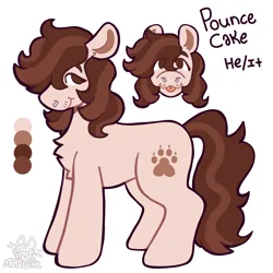 Size: 1280x1280 | Tagged: safe, artist:catponything, derpibooru import, oc, oc:pounce, unofficial characters only, earth pony, pony, chest fluff, image, jpeg, male, nose piercing, piercing, ponysona, reference sheet, septum piercing, smiling, stallion, tail, tongue out, trans male, transgender