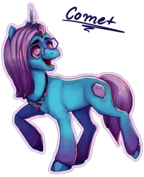 Size: 1368x1680 | Tagged: safe, artist:arky2000, derpibooru import, pony, g5, my little pony: make your mark, spoiler:g5, spoiler:my little pony: make your mark, spoiler:my little pony: make your mark chapter 6, spoiler:mymc06e04, auroricorn, comet (g5), glasses, image, male, my little pony: make your mark chapter 6, open mouth, png, secrets of starlight, simple background, solo, stallion, transparent background