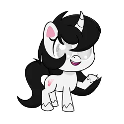 Size: 1200x1200 | Tagged: safe, artist:taoyvfei, derpibooru import, oc, oc:taoyvfei, pony, unicorn, my little pony: pony life, curved horn, horn, image, png, solo, unicorn oc