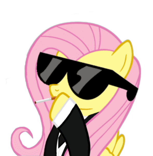 Size: 817x831 | Tagged: safe, artist:burn?, derpibooru import, fluttershy, pony, female, image, mare, png, sunglasses