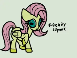 Size: 530x401 | Tagged: safe, artist:scandianon, derpibooru import, fluttershy, pegasus, pony, dock, female, floppy ears, hoers, hooves, image, mare, png, raised hoof, rectangular pupil, simple background, solo, tail, whiskers