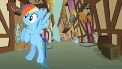 Size: 1280x720 | Tagged: safe, derpibooru import, screencap, rainbow dash, pony, the mysterious mare do well, image, jpeg, solo