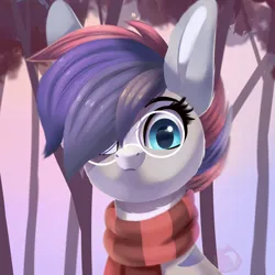 Size: 2000x2000 | Tagged: safe, artist:joaothejohn, derpibooru import, oc, unofficial characters only, donkey, bust, clothes, cute, facial markings, female, goggles, image, leaves, long ears, looking at you, multicolored hair, o.o, png, portrait, scarf, solo, tree