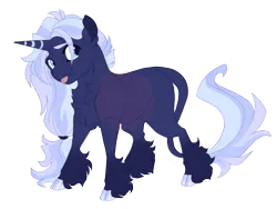 Size: 3600x2700 | Tagged: safe, artist:gigason, derpibooru import, oc, oc:equivoque, pony, unicorn, female, image, mare, offspring, parent:oc:dark moon, parent:trixie, parents:canon x oc, png, simple background, solo, tongue out, transparent background