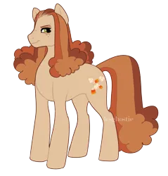 Size: 1457x1521 | Tagged: safe, artist:lesghostie, derpibooru import, oc, oc:guadalupe poppy corn pie, unofficial characters only, earth pony, pony, female, freckles, image, mare, offspring, parent:cheese sandwich, parent:pinkie pie, parents:cheesepie, png, simple background, solo, transparent background