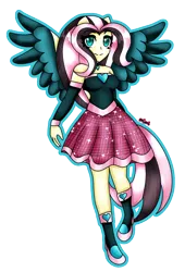 Size: 1218x1786 | Tagged: safe, artist:dazzlingmimi, derpibooru import, fluttershy, equestria girls, cute, emoshy, female, image, png, ponied up, shyabetes, simple background, transparent background