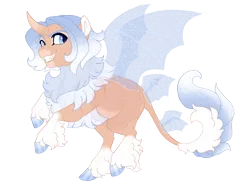 Size: 3600x2700 | Tagged: safe, artist:gigason, derpibooru import, oc, oc:ice dance, unofficial characters only, pony, unicorn, artificial wings, augmented, female, image, magic, magic wings, mare, obtrusive watermark, png, simple background, solo, tail wings, transparent background, unshorn fetlocks, watermark, wings