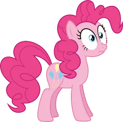 Size: 3022x3000 | Tagged: safe, artist:cloudy glow, derpibooru import, pinkie pie, earth pony, pony, .ai available, image, png, simple background, solo, transparent background, vector