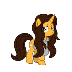 Size: 1200x1200 | Tagged: safe, artist:small-brooke1998, derpibooru import, oc, oc:brooke, pony, unicorn, derpibooru community collaboration, 2024 community collab, image, irl sona, looking at you, png, show accurate, smiling, vector