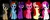 Size: 1170x465 | Tagged: safe, derpibooru import, applejack, fluttershy, pinkie pie, rainbow dash, rarity, twilight sparkle, pony, elements of insanity, applepills, brutalight sparcake, fluttershout, image, jpeg, main 6, mane six, pinkis cupcake, rainbine, rainbine ears, rarifruit