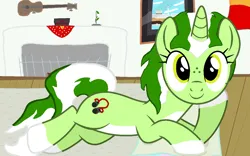 Size: 1280x800 | Tagged: safe, derpibooru import, oc, oc:oc:betica castantes, unofficial characters only, pony, unicorn, andalusia, coat markings, female, high res, image, mare, png, raised hoof, simple background, socks (coat marking), solo