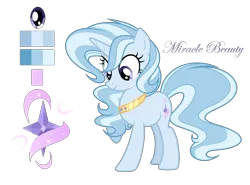 Size: 2552x1892 | Tagged: safe, artist:lunerymish, derpibooru import, oc, oc:miracle beauty, unofficial characters only, pony, unicorn, base used, female, image, mare, offspring, parent:prince blueblood, parent:trixie, parents:bluetrix, png, simple background, solo, transparent background