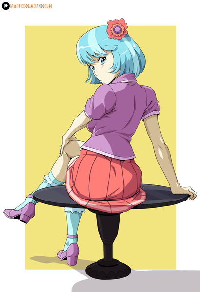 Size: 2296x3359 | Tagged: safe, artist:rambon7, derpibooru import, coco pommel, equestria girls, butt, hatbutt, image, png, solo, stupid sexy coco pommel