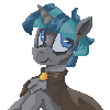 Size: 100x100 | Tagged: safe, artist:xxuszatkaxx, derpibooru import, stygian, pony, unicorn, cloak, clothes, g4, image, male, pixel art, png, simple background, solo, stallion, transparent background