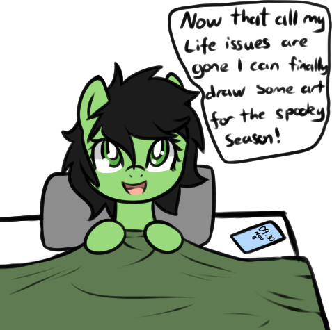 Size: 477x475 | Tagged: safe, artist:neuro, derpibooru import, oc, oc:anonfilly, unofficial characters only, earth pony, pony, bed, female, filly, image, looking at you, mobile phone, on bed, open mouth, open smile, phone, png, simple background, smartphone, smiling, smiling at you, solo, speech bubble, talking to viewer, transparent background