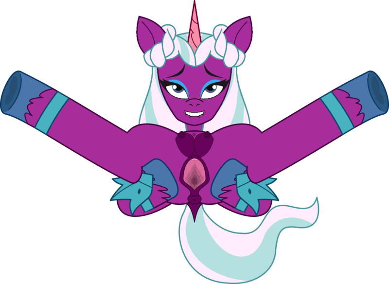 Size: 5928x4325 | Tagged: explicit, artist:westrail642fan, alicorn, g5, my little pony: tell your tale, spoiler:g5, spoiler:my little pony: tell your tale, spoiler:tyts01e31, anus, bedroom eyes, cervix, clitoris, crotchboobs, gaping, gaping vagina, haunted house (episode), labia, lying down, nudity, on back, opaline arcana, ponut, show accurate, show accurate porn, simple background, solo, spread legs, spreading, transparent background, urethra, vagina, vulva