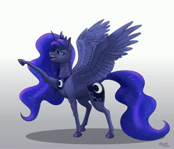 Size: 3500x3000 | Tagged: safe, artist:tauts05, derpibooru import, princess luna, pony, image, jpeg, solo