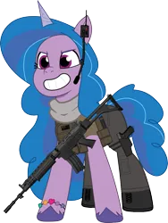 Size: 1042x1383 | Tagged: safe, artist:edy_january, artist:prixy05, derpibooru import, edit, vector edit, izzy moonbow, pony, unicorn, g5, my little pony: tell your tale, armor, assault rifle, australia, body armor, call of duty, call of duty: warzone, clothes, combat knife, equipment, fn fnc, fnc, glock 17, gun, handgun, image, insurgency: sandstorm, knife, military, military pony, military uniform, pistol, png, radio, rifle, simple background, soldier, soldier pony, solo, tactical, tactical vest, transparent background, uniform, vector, vest, warfighter, weapon