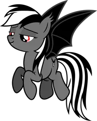 Size: 797x1003 | Tagged: safe, artist:porygon2z, derpibooru import, oc, oc:count dashula, unofficial characters only, bat pony, pegasus, pony, undead, vampire, faic, female, flying, image, mare, png, race swap, simple background, smiling, smug, smugdash, solo, transparent background, vector