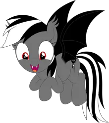 Size: 839x952 | Tagged: safe, artist:porygon2z, derpibooru import, rainbow dash, oc, oc:count dashula, unofficial characters only, bat pony, pegasus, pony, undead, vampire, cute, dashabetes, female, flying, image, mare, open mouth, open smile, png, race swap, simple background, smiling, solo, transparent background, vector