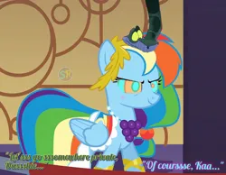 Size: 1280x992 | Tagged: safe, artist:scornedremnant, derpibooru import, rainbow dash, pegasus, pony, snake, clothes, dress, female, gala dress, grand galloping gala, hypno eyes, hypnosis, hypnotized, image, jpeg, kaa, kaa eyes, male, mare, open mouth, open smile, rainbow dash always dresses in style, smiling