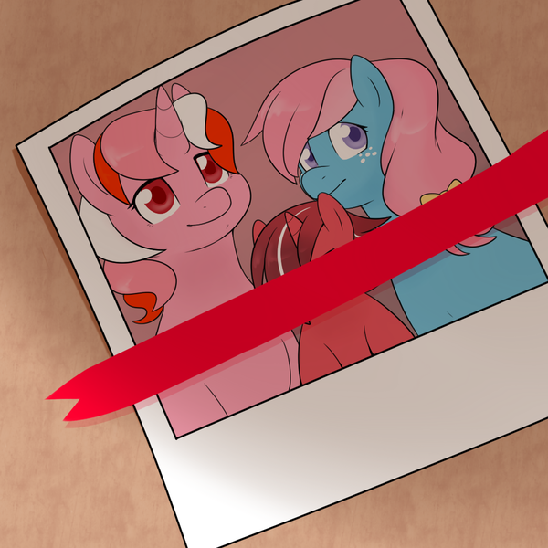 Size: 1000x1000 | Tagged: safe, artist:redintravenous, derpibooru import, oc, oc:red ribbon, unofficial characters only, pony, unicorn, image, photo, png, ribbon