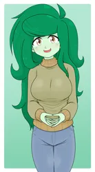 Size: 1761x3190 | Tagged: safe, artist:batipin, derpibooru import, wallflower blush, human, equestria girls, equestria girls series, breasts, busty wallflower blush, female, high res, image, png, solo