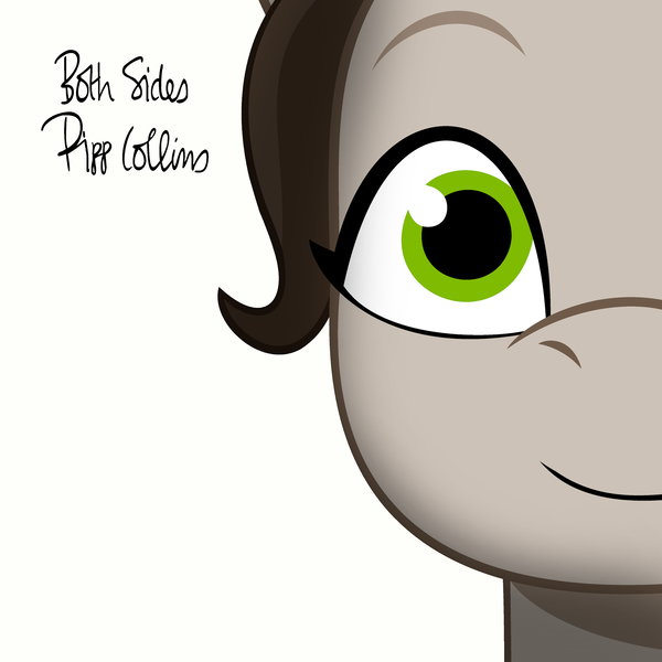 Size: 2000x2000 | Tagged: safe, artist:grapefruit-face, derpibooru import, pipp petals, ponified, pony, g5, my little pony: tell your tale, adorapipp, album cover, crossover, cute, image, looking at you, phil collins, png, ponified album cover, sepia