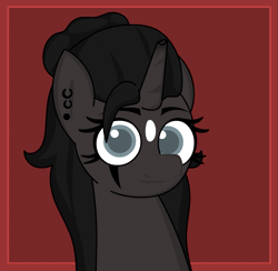 Size: 855x835 | Tagged: safe, artist:vilord, derpibooru import, oc, oc:zarioly, unofficial characters only, pony, unicorn, animated, cute, gif, heart, horn, image, loop, one eye closed, simple background, solo, tongue out, wink