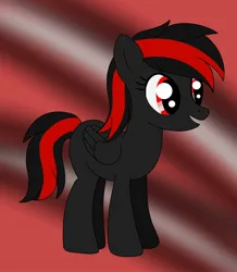 Size: 1396x1600 | Tagged: artist needed, safe, derpibooru import, oc, pegasus, pony, image, jpeg, red and black oc