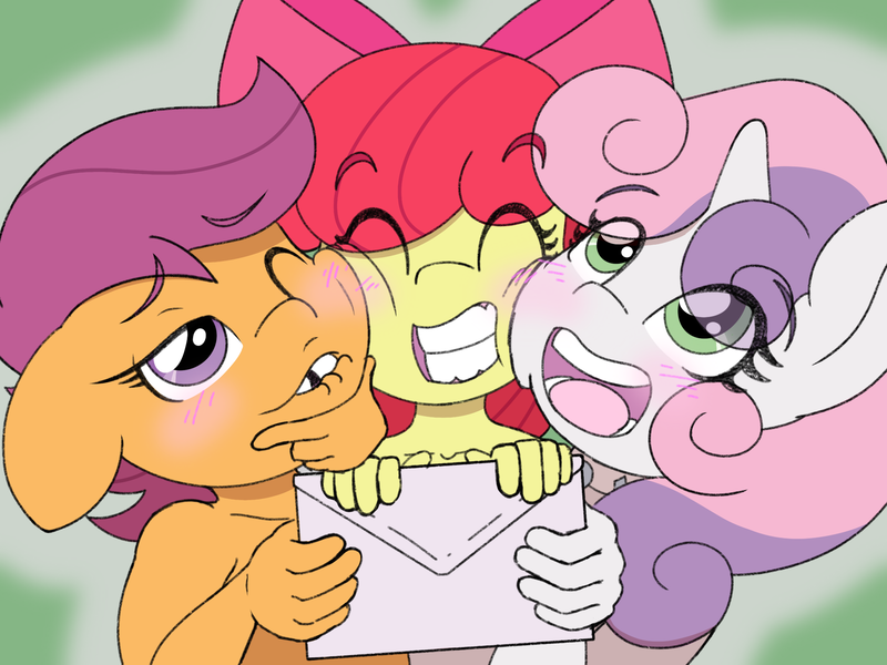 Size: 2048x1536 | Tagged: suggestive, artist:littlesocks3, ponerpics import, ponybooru import, apple bloom, scootaloo, sweetie belle, anthro, earth pony, pegasus, pony, unicorn, cutie mark crusaders, image, png