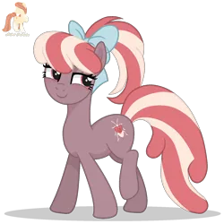Size: 1500x1500 | Tagged: safe, artist:r4hucksake, derpibooru import, oc, oc:rose bug, earth pony, pony, bow, female, hair bow, image, mare, png, simple background, solo, transparent background