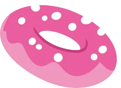 Size: 4108x3000 | Tagged: safe, artist:cloudy glow, derpibooru import, .ai available, donut, food, image, no pony, png, simple background, transparent background, vector