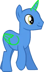 Size: 333x532 | Tagged: safe, artist:softybases, derpibooru import, oc, unofficial characters only, alicorn, pony, alicorn oc, bald, base, folded wings, horn, image, male, png, simple background, smiling, solo, stallion, transparent background, walking, wings