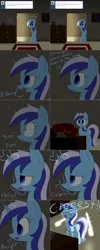 Size: 2562x6408 | Tagged: safe, artist:acersiii, derpibooru import, berry punch, berryshine, minuette, pony, image, magic, phone, png, solo, tumblr:questioncolgatepony