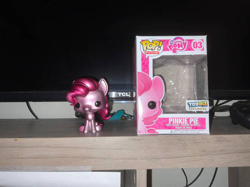 Size: 828x621 | Tagged: safe, artist:thebronypony123, derpibooru import, pinkie pie, box, female, figure, funko, funko pop!, image, jpeg, merchandise, solo, toy